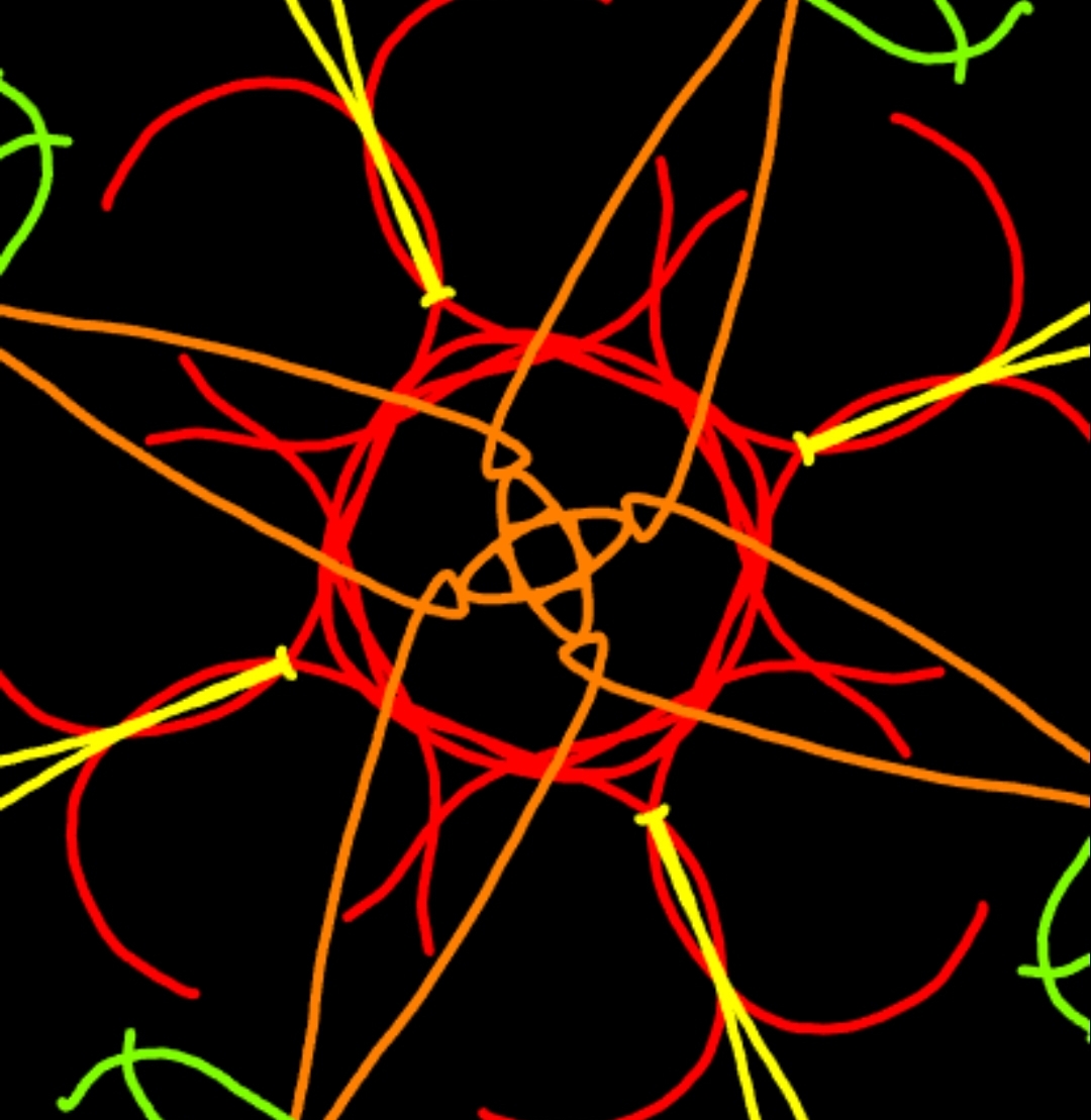 Screenshot of kaleidoscopedrawing