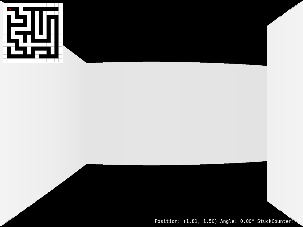 Screenshot of maze-screensaver