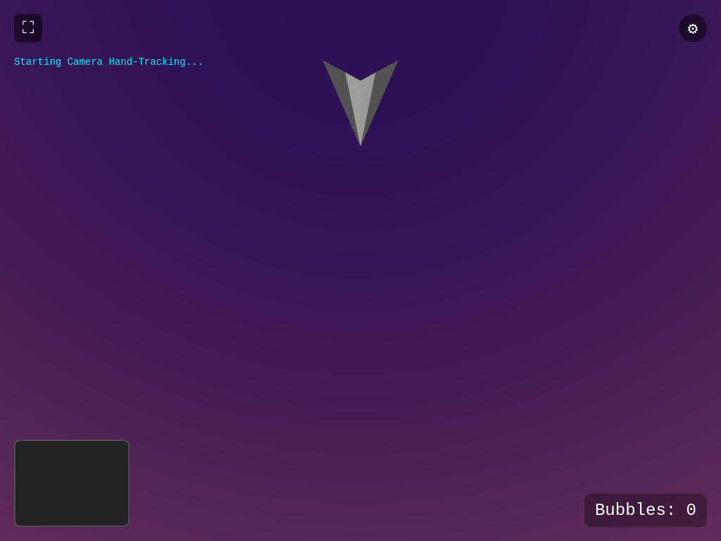 Screenshot of paperplane-by-hand