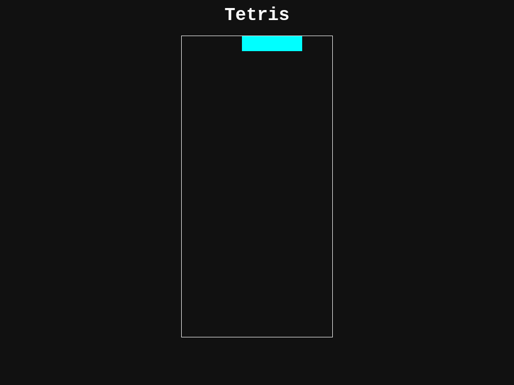 Screenshot of tetris
